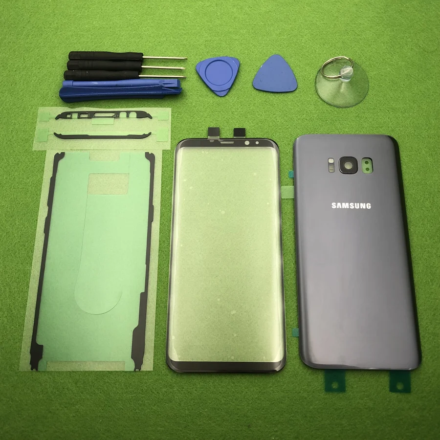 Оригинальный стеклянный объектив для переднего экрана S8 + Samsung Galaxy Plus G955 SM G955F