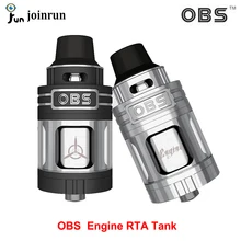 Original E-cigaretes OBS Motor RTA Tanque con Capacidad de 5.2 ml e-jugo Parte superior De Llenado Superior de Flujo de aire vaporizador Atomizador Rebuildable