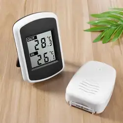 Температура цифровой ЖК-дисплей Indoor/Outdoor термометр гигрометр