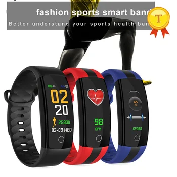 

2018 Newest Smart Bracelet wristWatch Fitness Tracker Blood Pressure Heart Rate Monitor Waterproof Smartwatch PK QS80 qs100