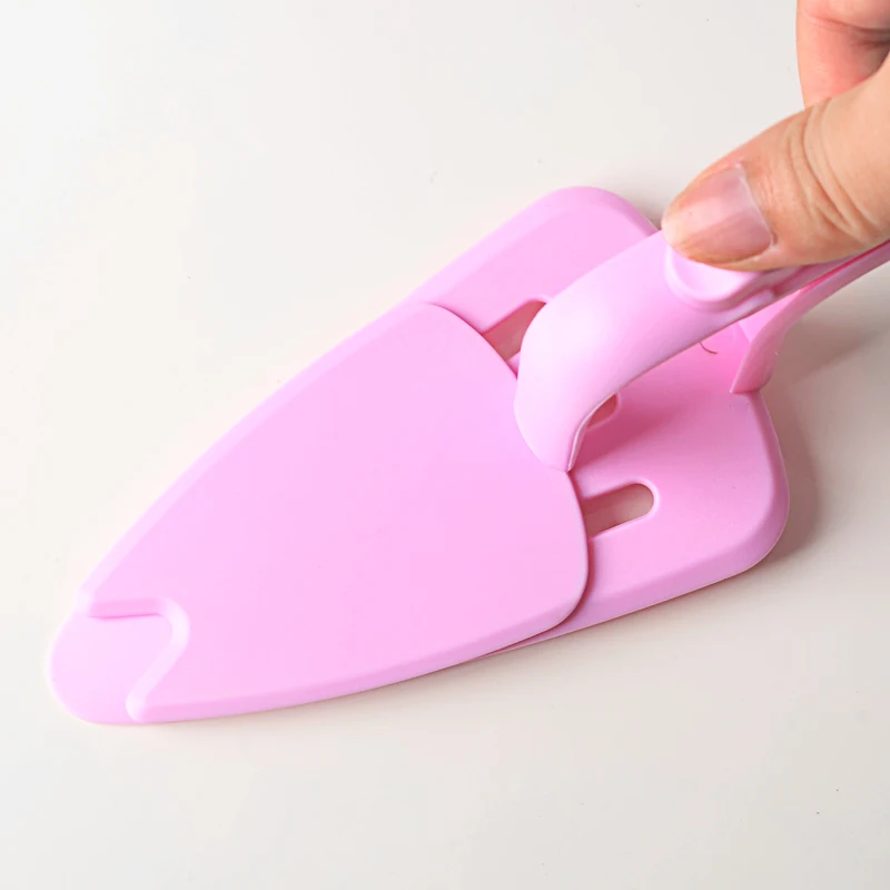 Pink Plastic Cake Spatula Simple And Easy To Use Cake Cut Heat Resistant Kitchen Cake Spatula