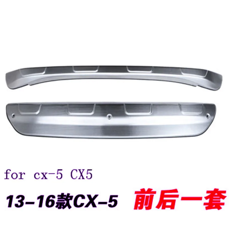

Stainless steel front and rear Bumper Protector Skid Plate cover fit for Mazda cx-5 CX5 2013-2016 Auto parts
