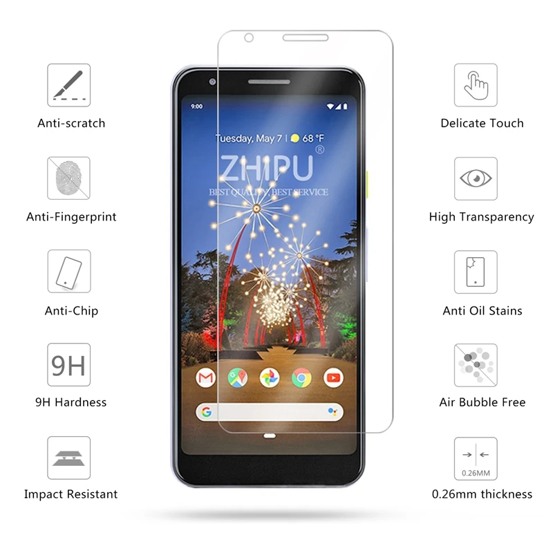 2 шт закаленное стекло для Google Pixel 3a защита экрана размера XL 2.5D 9H закаленное стекло для Google 3a XL G020C защитная пленка 6,0"