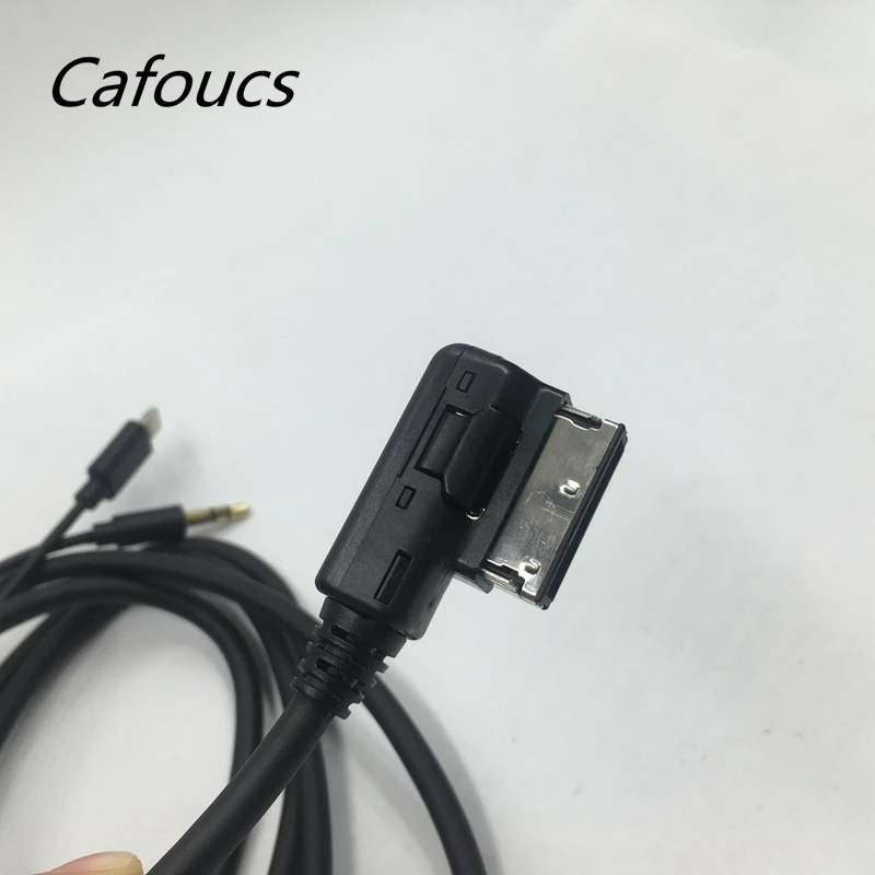  Cafoucs For MERCEDES BENZ MMI Music Interface AUX Cable 8-PIN ADAPTER Charge for iPod iPhone 5 5s 6