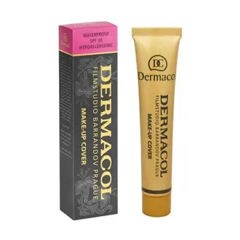 

Original DERMACOL MAKE-UP COVER Waterproof Foundation Primer Legendary Deep Cover Blemish Cream Natural For Face Leg Arm Neck