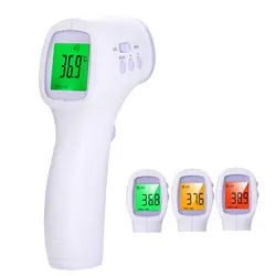 Guucy маленьких термометр Авто лоб цифровой инфракрасный ЖК Бесконтактный тела вода электронных для молока воды медицинское обслуживание
