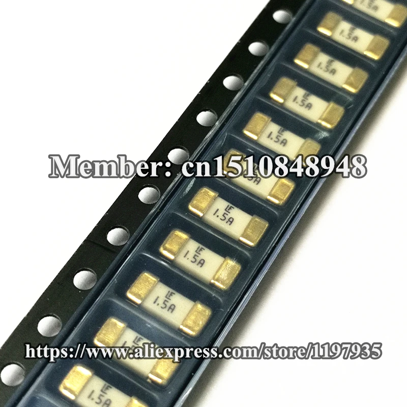 SMD предохранитель 125 в 1808 а быстродействующий Littelfuse 045101.5MRL PPTC 2410 А | Обустройство