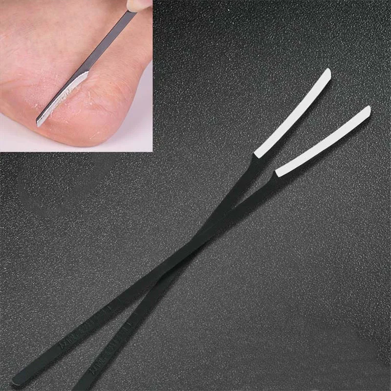 Высокое качество Вольфрам Сталь Педикюр Маникюр Nail Cleaner Professional кутикулы Уход за лошадьми мертвой кожи рубанок Уход за ногами для красоты инструмент