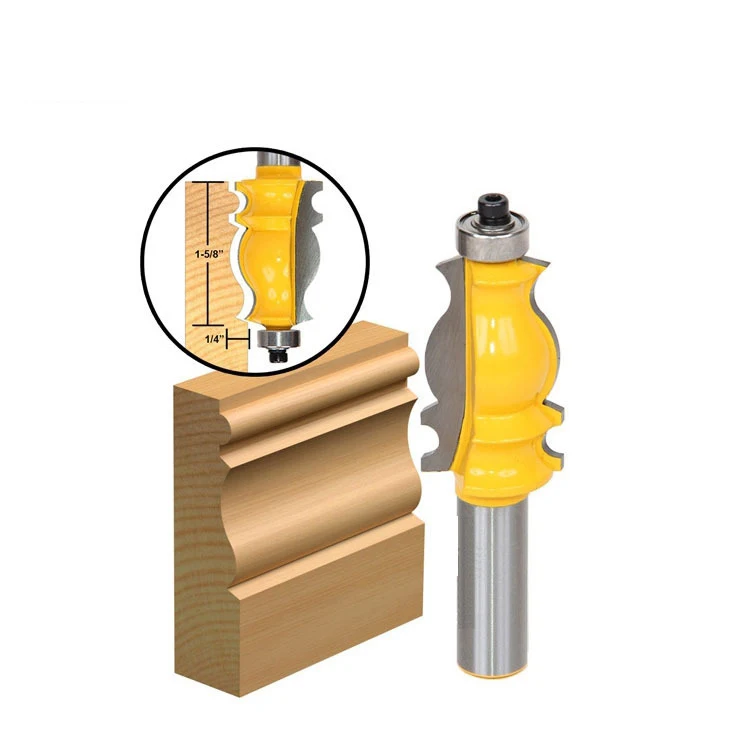 free shipping 1PC Architectural Molding Router Bit - 1/2" Shank Tenon Cutter for Woodworking Tools