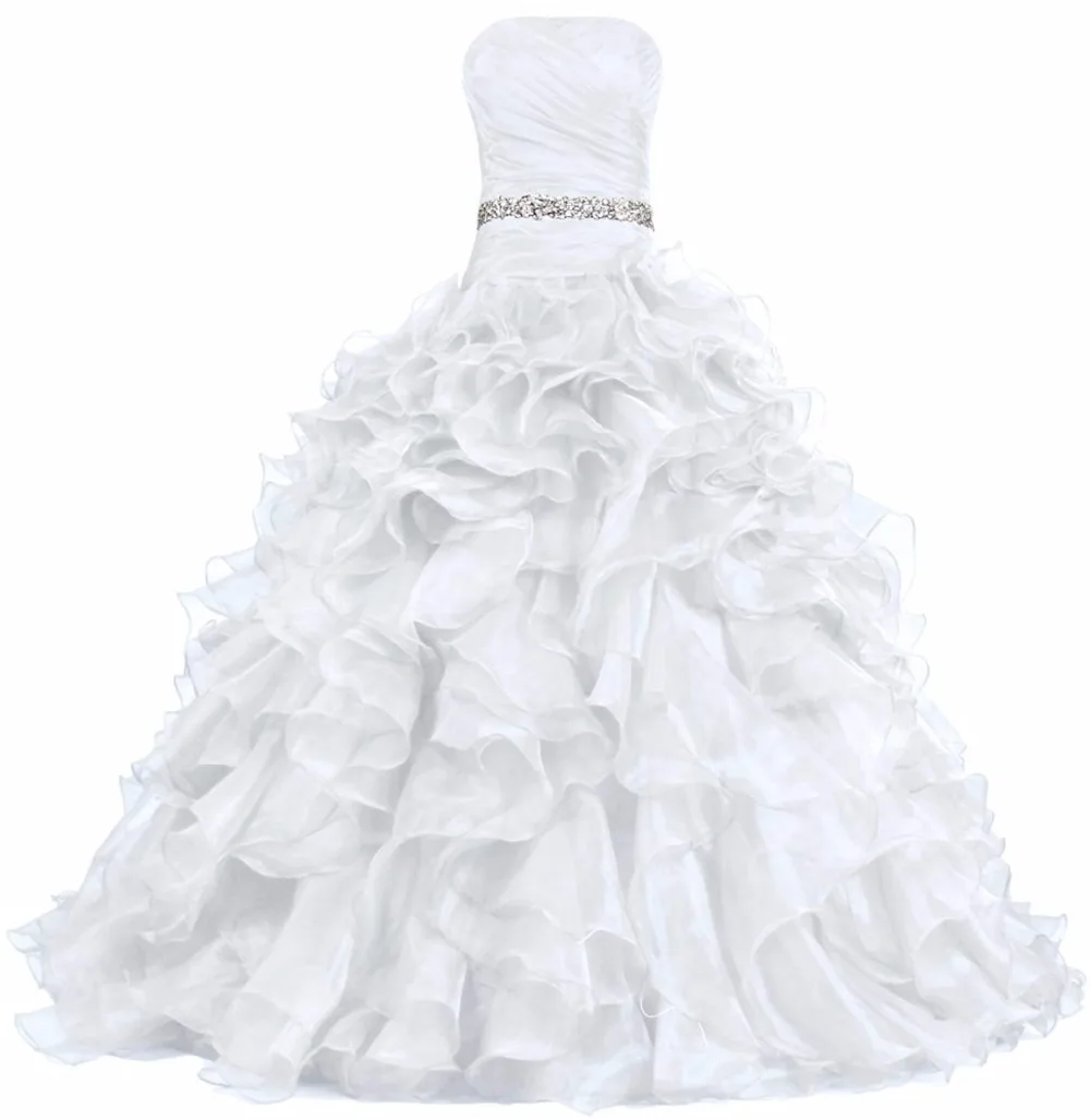 Waulizane-Strapless-Ball-Gown-Organza-Quinceanera-Dress-Elegant-Ruffles-2017-Quinceane-For-15-Years-Vintage-Style (2)