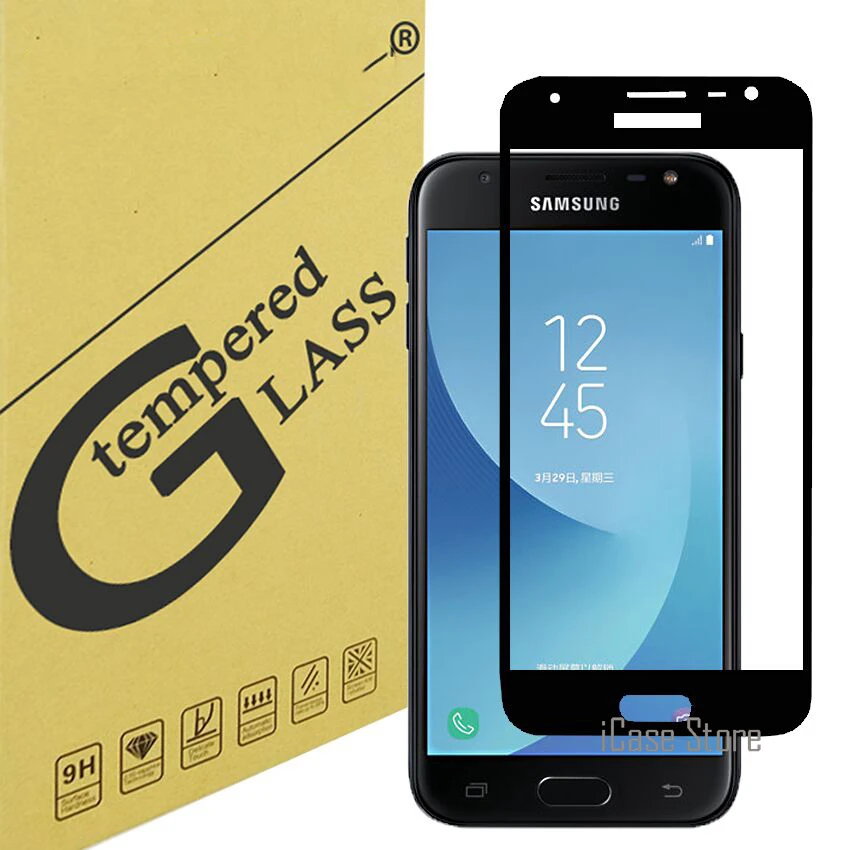 Закаленное Стекло для Samsung Galaxy J3 J5 J7 2017 года 2016 A3 A5 на J2 Prime Экран протектор чехол с