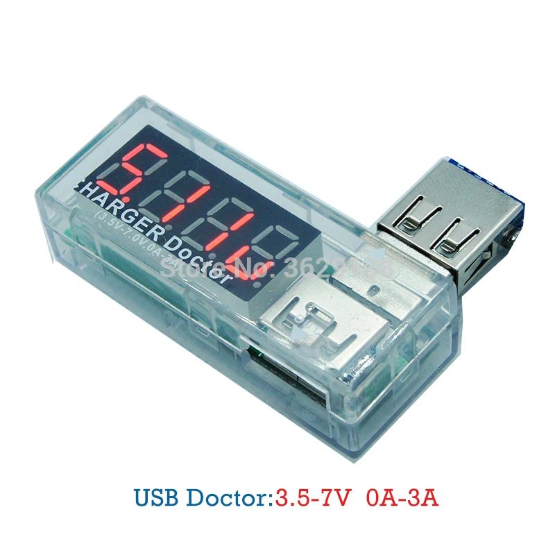 USB тестер 3 5 7 в 0 3A Usb зарядки доктор точность класс 1% вольтметр измеритель тока