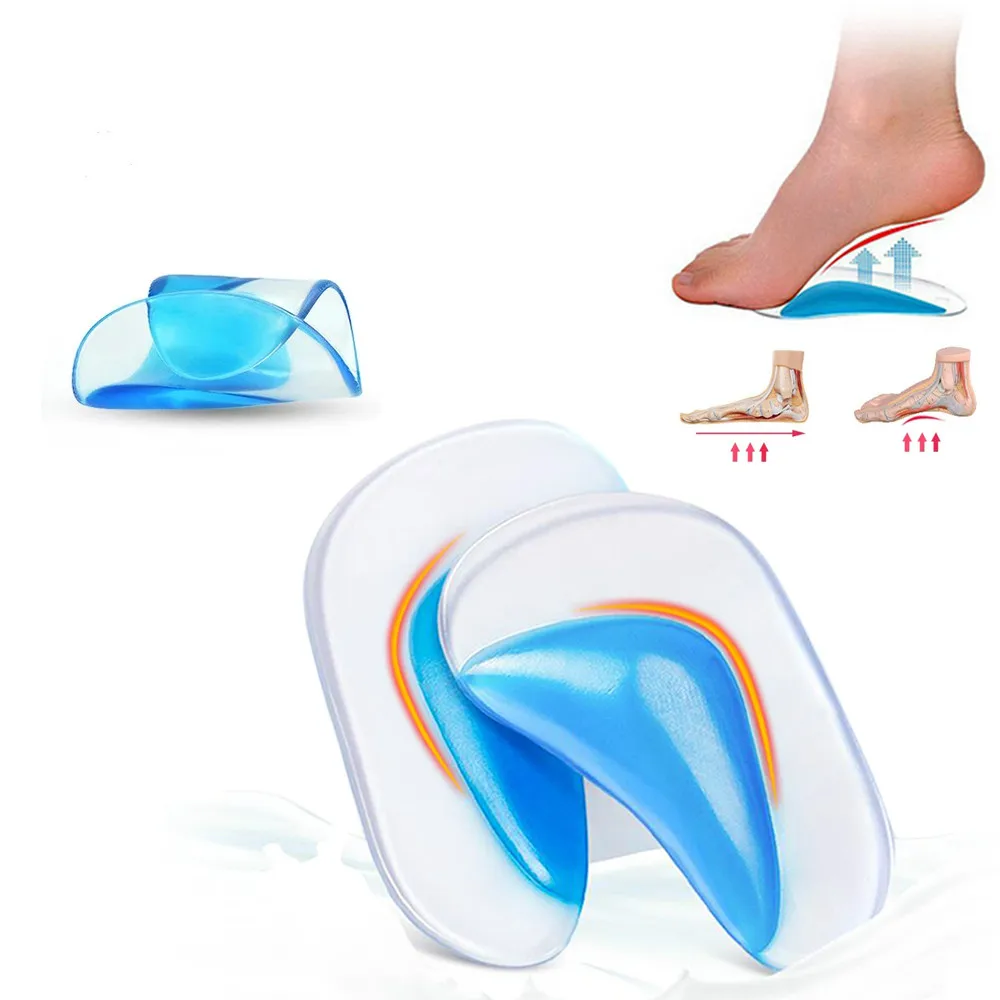 

Silicone Gel Orthopedic Insoles Pads Shoes Soles Flatfoot Arch Support Corrector Children Kids Baby Orthotics Shoes Pad Cushion