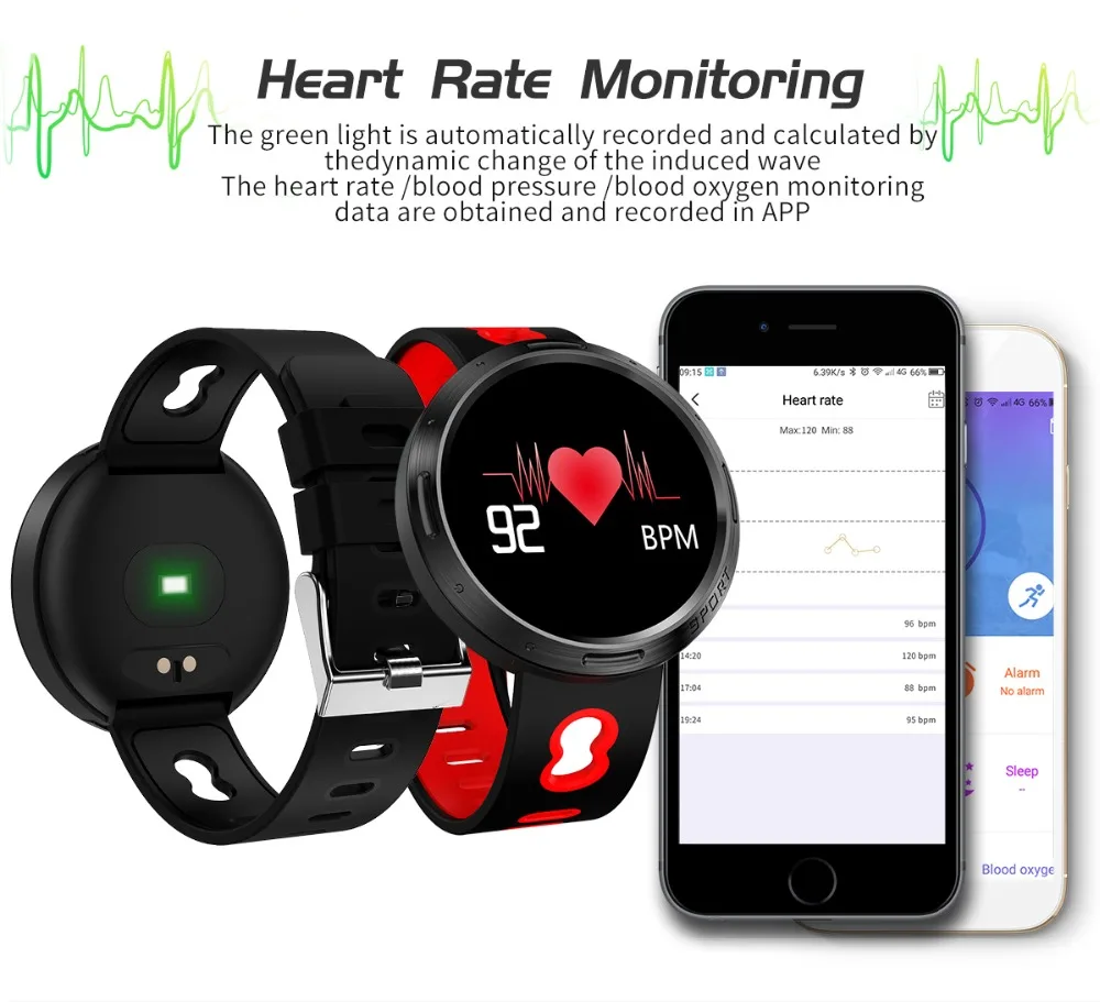 M58 мужские умные часы водонепроницаемые Смарт-часы Ip68 фитнес-браслет монитор сердечного ритма часы для женщин цветной экран Смарт-браслет