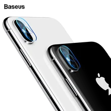 Baseus 0,15 мм прозрачная защитная пленка для объектива камеры для iPhone X 10 прозрачная задняя крышка для объектива телефона закаленное стекло для iPhone X 10