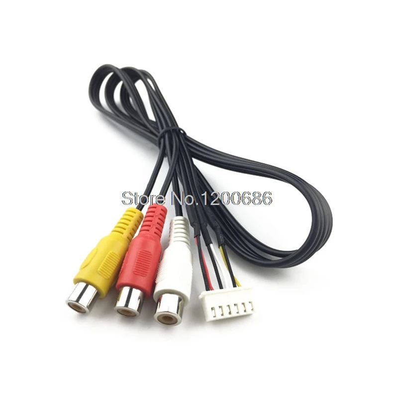 

customization XH2.54 connector To Triple RCA Red Yellow White Connectors For Audio Video AV Female wire harness