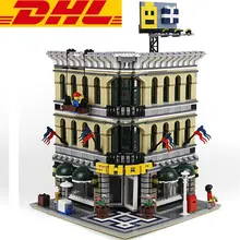 2017 New 2182Pcs City Street Grand Emporium Figures Model Building Kit Blocks Bricks Toy For Children Gift Compatible With 10211
