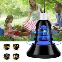 E27 электронный комарный светильник-убийца 220 В светодиодный светильник 110 В светодиодный Противомоскитный репеллент насекомых свет для дома Жук Zapper ловушка лампа 5 В