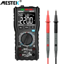 MESTEK DM100 цифровой мультиметр Высокая скорость идентификации Тестовое значение Многофункциональный Полный передач анти-ожога инструмент