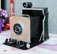 vintage classic Distressed antique movie prop iron camera hand-made craft model for home coffee bar ornaments decoration