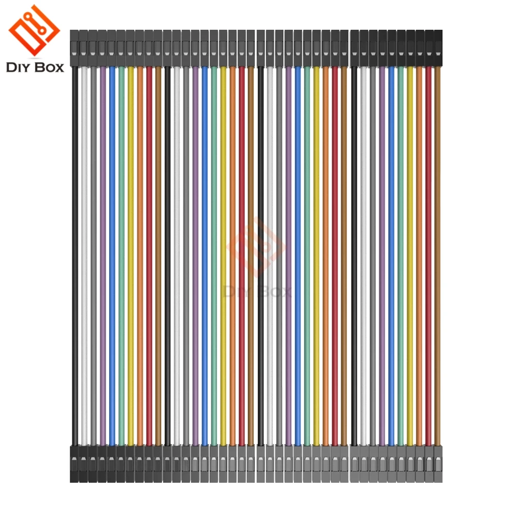 

40pin dupont cable jumper wire dupont line female to female dupont line 10cm 1P diameter 2.54mm For Arduino