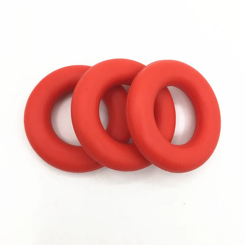 Детский Силиконовый грызунок без БФА, силиконовый кулон для DIY пустышка с зажимом цепи Прорезыватели для зубов поставщик-детские зубы - Цвет: red