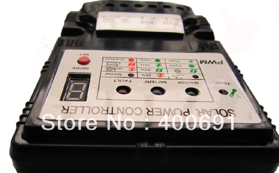 10A 12 V/24 V PWM регулятором солнечного системный регулятор с светодиодный Дисплей, автоматическое определение Напряжение, Температура компенсации, работать для дома Системы& свет