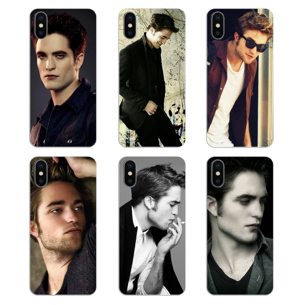 

For Motorola Moto X4 E4 E5 G5 G5S G6 Z Z3 G3 C Play Plus Robert Pattinson Twilight Vampire Esquire UK Soft Transparent Cover Bag