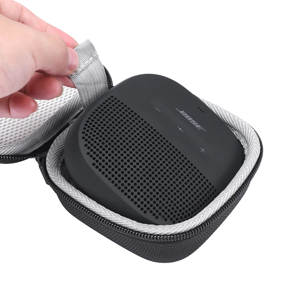 Estuche r/ígido de Transporte con Soporte para Bose SoundLink Micro Altavoz Bluetooth Se Adapta a Cable USB y Otros Accesorios Negro