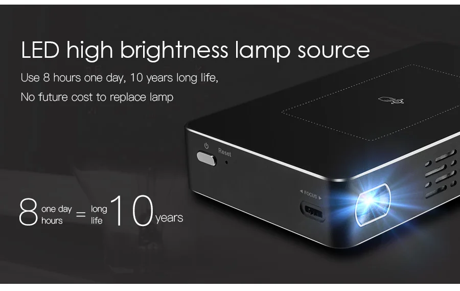 AODIN M9 mini Projector Smart Multi-touch screen1G+32G LED Portable Projectors DLP 300 lumen 5000mAh Battery HD Pocket Projector-18
