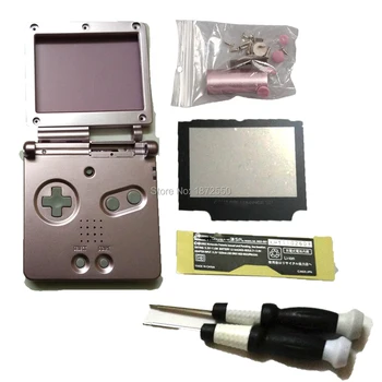 

Hot Pink Color Housing A set Repair Part Cover Case For NintendoGBA SP GameboySP Complete Full Set Housing With X/Y Screwdrivers