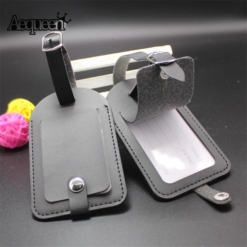 

AEQUEEN Random Luggage Tag Travel Accessories Suitcase ID Address Holder Portable Name Label Flight Tags Baggage Boarding Tag