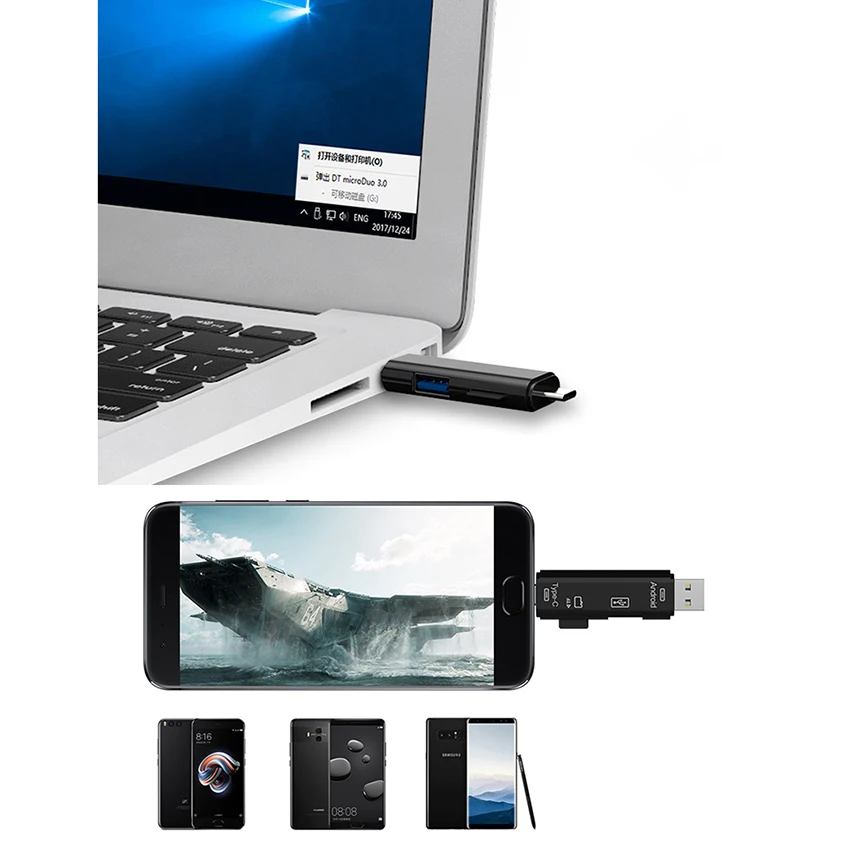 TOFOCO All In 1 Usb 3 1 Card Reader High Speed SD TF Micro SD Card 5
