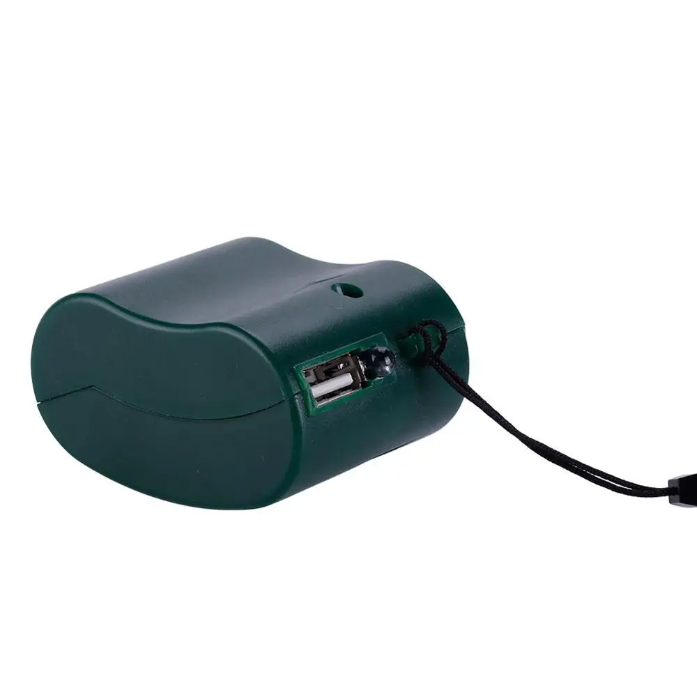 Hand-Winding Charger With The Interface Of USB Hand Crank Charger Generator Manual Mobile Emergency Phone Charger#277540 - Цвет: Green