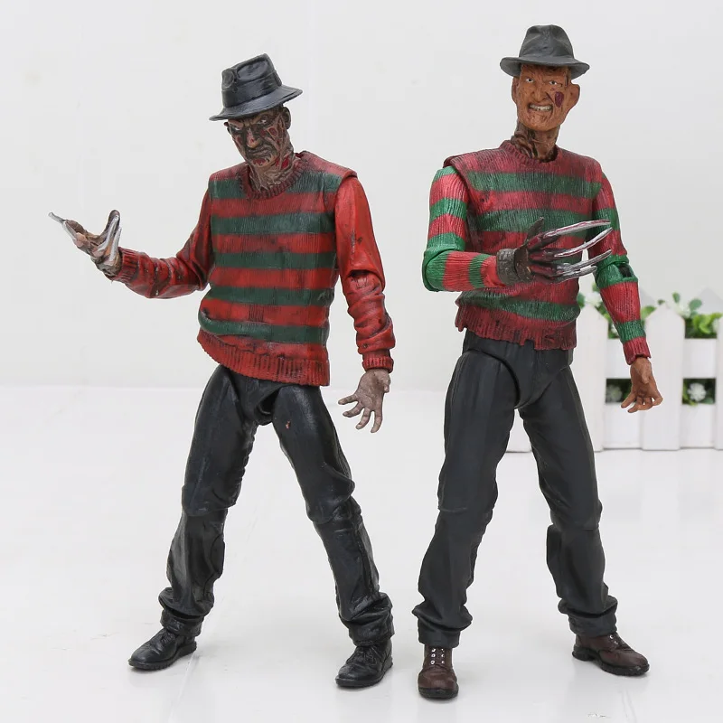 7 "18 см фильм NECA фигурка призрак на Elm Street Фредди Крюгер 30th ПВХ коллекционная
