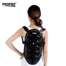 PROPRO мотоциклетная защита для спины, двухслойная Съемная спортивная защита для спины