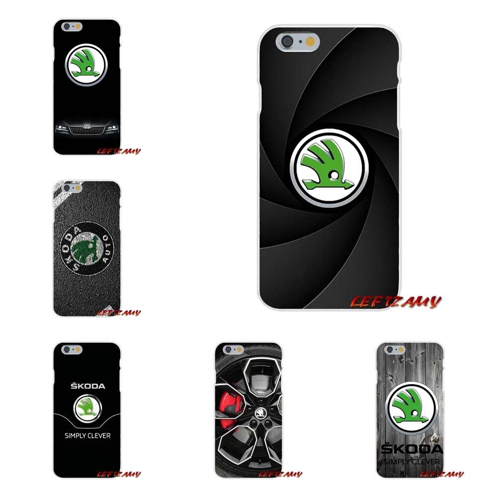 Для iPhone X 4 4S 5 5S 5C SE 6 s 7 8 плюс Skoda автомобиля логотип интимные аксессуары телефонные