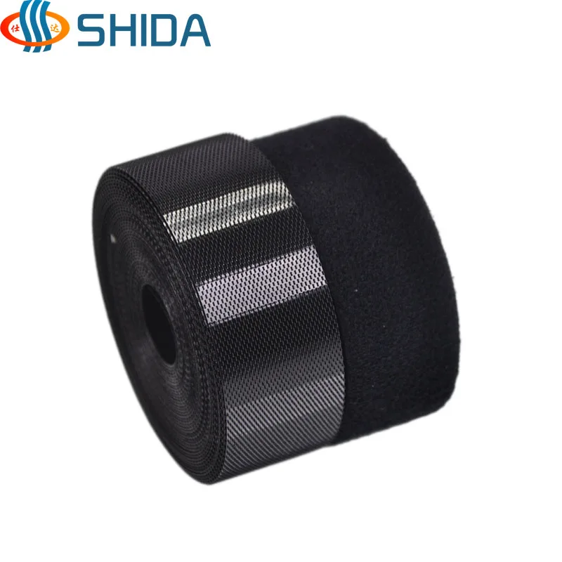 

3/4''wide Brushing Fabric loop&Injected hook.Children clothing Adhesive Fastener Tape.Care for the baby.soft and thin hook loop