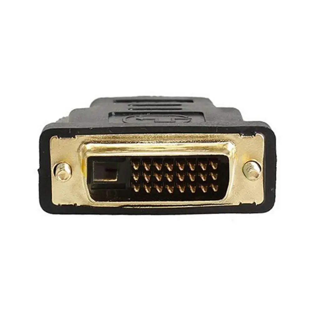 100 шт./лот позолоченный DVI 24 + 1 к HDMI папа женскому 1080P HDTV конвертер адаптер для ПК ТВ