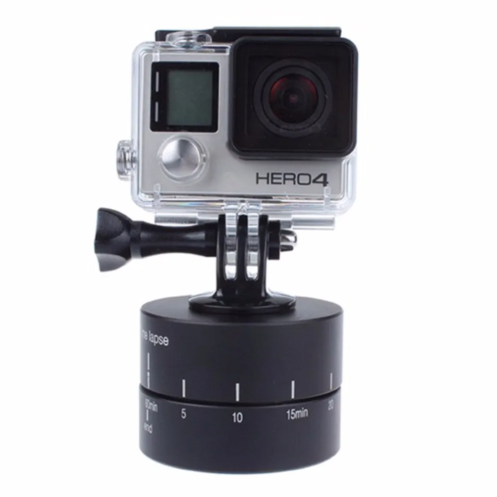 Для Xiaoyi для Gopro Time lapse 360 градусов авто Поворотная камера штатива Основная камера SLR для iPhone Android