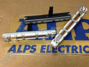 

2PCS/LOT ALPS 6 cm sliding potentiometer, single band center alignment, B10K, 15MM axis