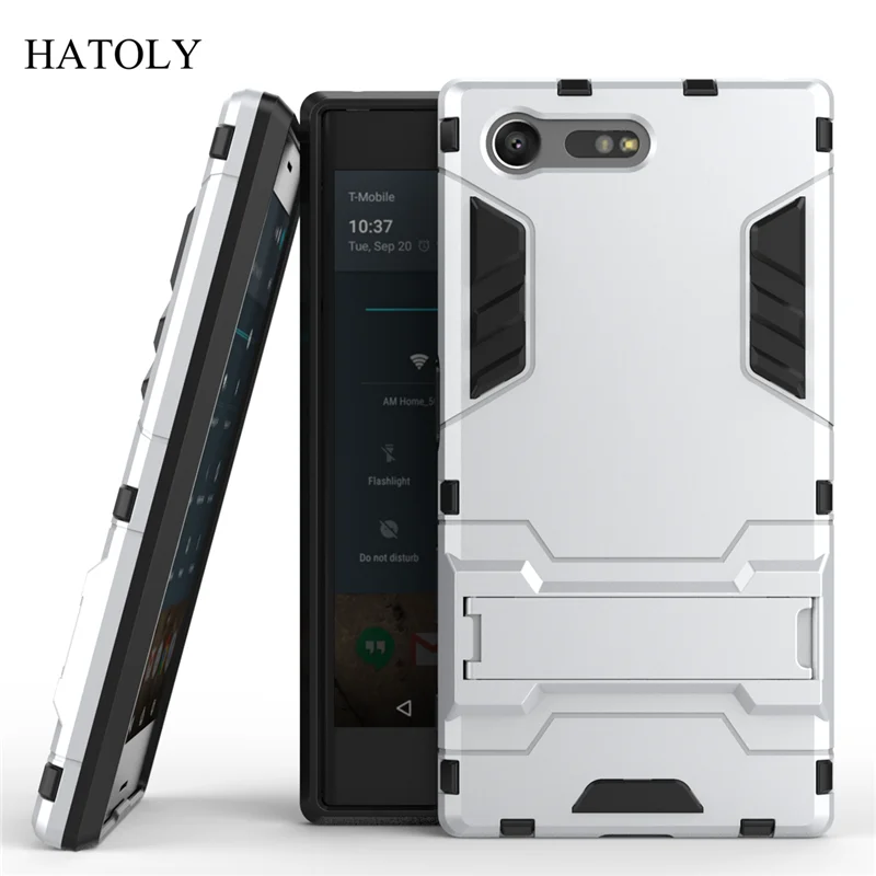 Чехол HATOLY для sony Xperia X Compact Гибридный Силиконовый чехол с роботом F5321 |