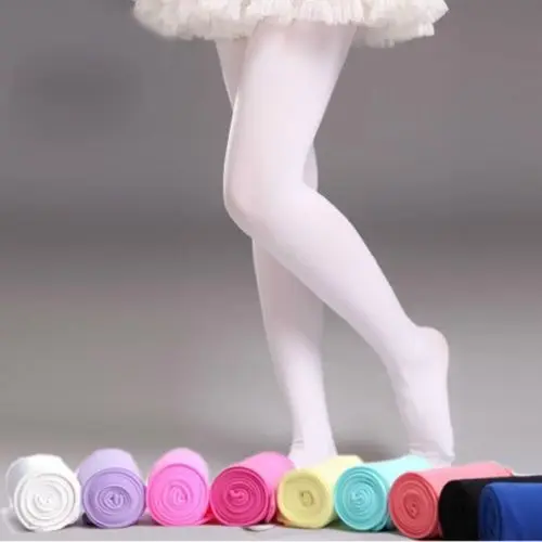 

1 X 5 Solid Colors Soft Kawaii Lovely Velvet Opaque Dance Tights Stocking Pants for 4-9 Year Children Girl Kids Pantyhose Tights