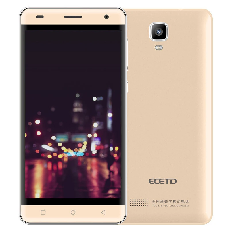 Смартфон ecetd ET600 Micro USB тонкий корпус yunos системы 500 Вт камеры 2600 мАч большой