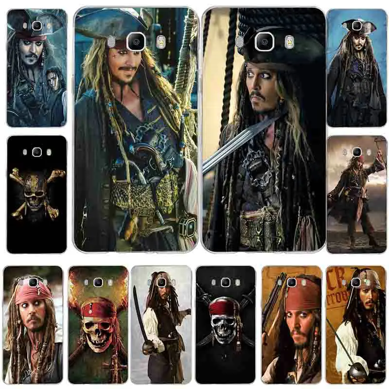 

Pirates of the Caribbean Johnny Depp Soft TPU Phone Cases For Samsung Galaxy A3 A5 A7 J5 J7 J3 2017 J1 J2 2016 Back Cover Coque