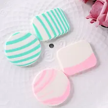 Lameila девушка Comestic Инструмент Практичный Круглый Алмазный влажный и сухой спонж Многофункциональный косметический спонж мягкая губка прочный