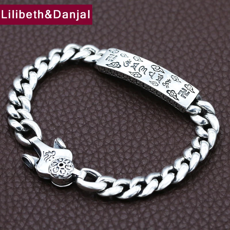 2019 Buddha Mantra Couple Letter Bracelet 100% 925 Sterling Silver Jewelry Men Women Valentine Day gift Name Bracelet Bangle B64
2019 Buddha Mantra Couple Letter Bracelet 100% 925 Sterling Silver Jewelry Men Women Valentine Day gift Name Bracelet Bangle B64