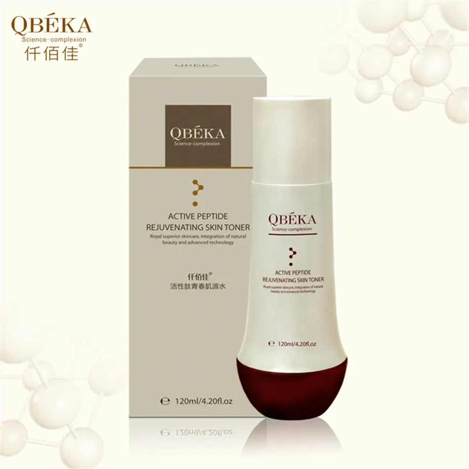 Qbeka с активным пептидом омолаживающий тоник для кожи лица розовая кожа ароматизированное естественное увлажнение и отбеливание жидкость с гликолевой кислотой