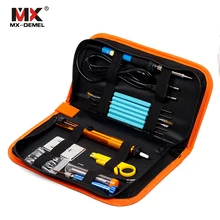 MX-DEMEL Электрический паяльник ЕС и США штекер 60 Вт Регулируемая температура с 5 шт. наконечники переносная отвертка сварочный инструмент для ремонта
