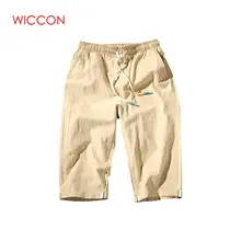 Высококачественные мужские s шорты Летний стиль х/Б мужские Шорты повседневные шорты мужские хлопковые пляжные льняные шорты